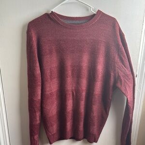 Weatherproof vintage men’s pull over sweater M deep red